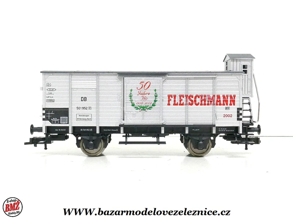 Fleischmann - Krytý vůz DB 50 let FLM - HO