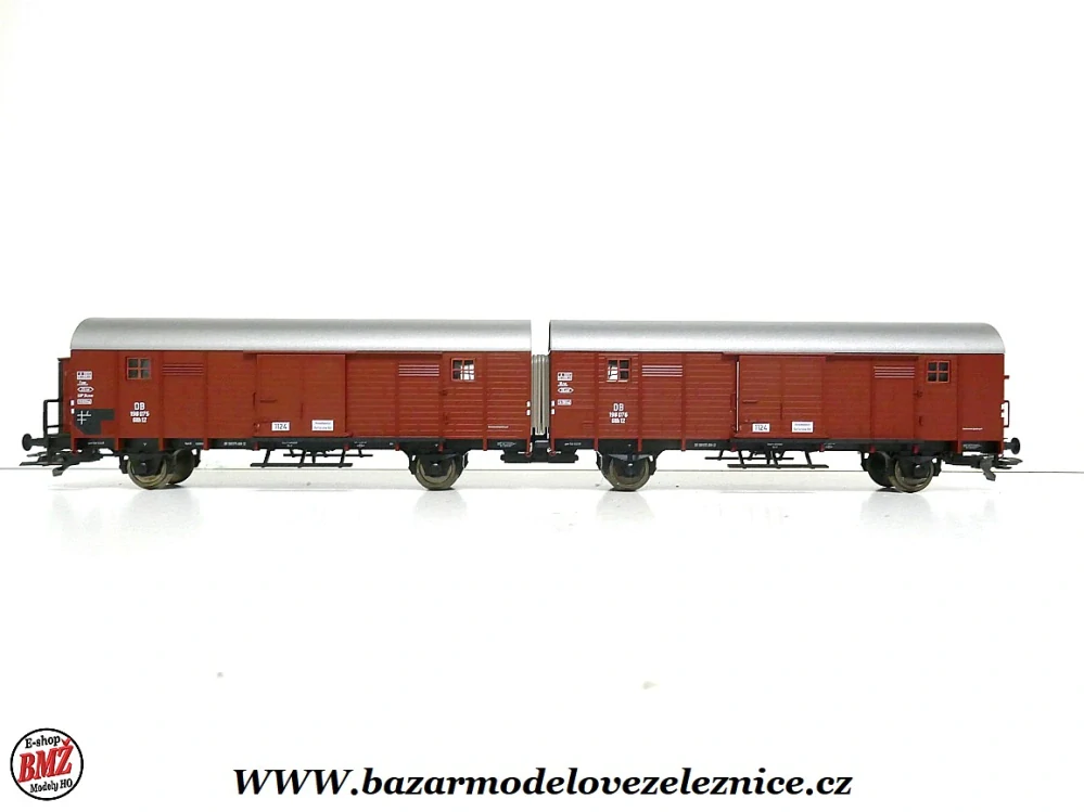 Fleischmann - Set 2 vozů krytých vozů DB - HO 