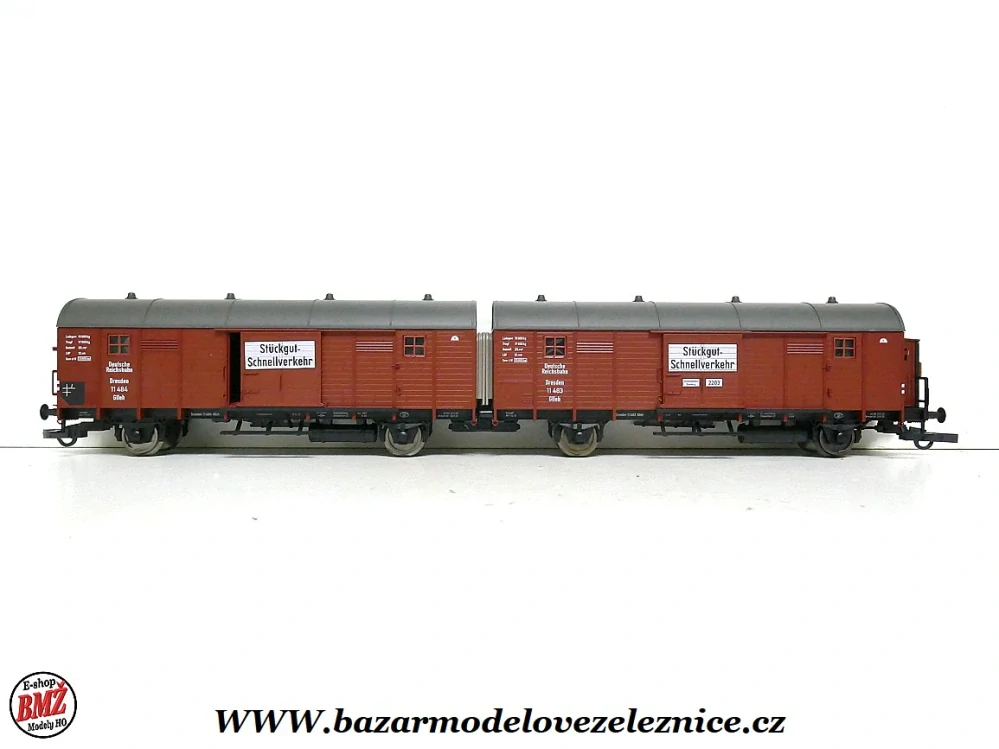 Fleischmann - Set 2 vozů krytých vozů DR - HO