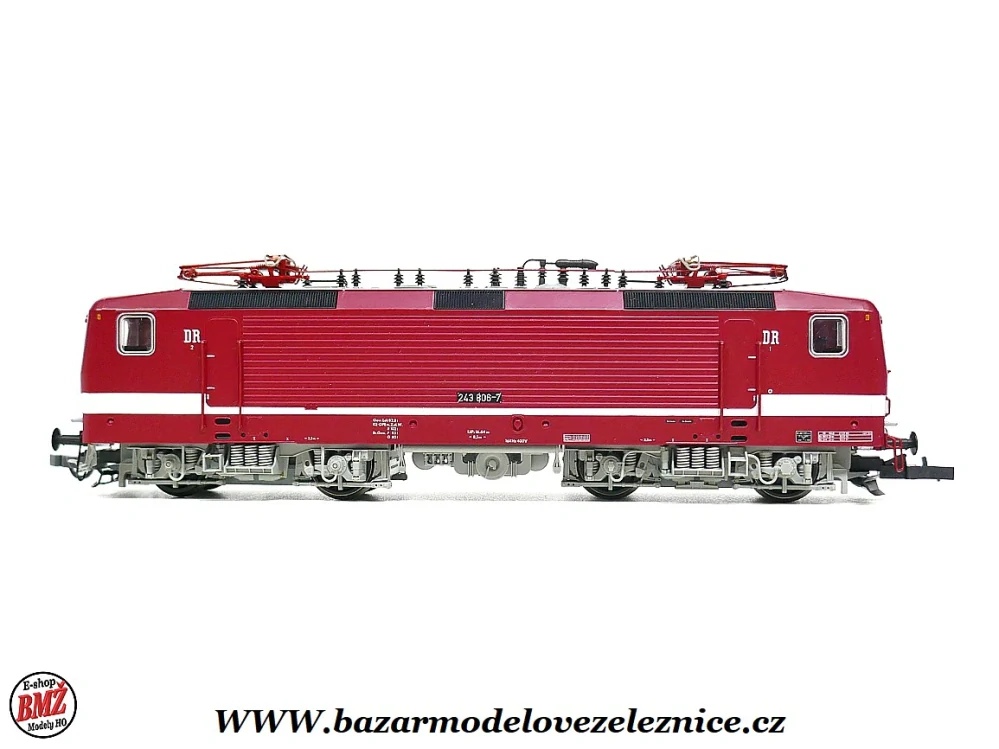 Roco - DSS - Elektrická lokomotiva BR 243 806 DR - HO