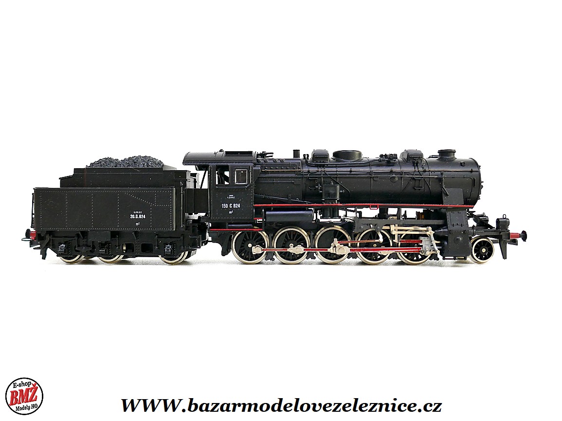Roco - DC - Parní lokomotiva 150 C 824 SNCF - HO
