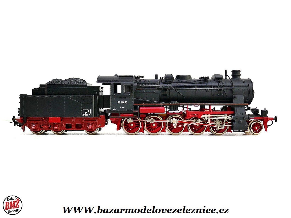 Roco - DC - Parní lokomotiva BR 58 1056 DR - HO
