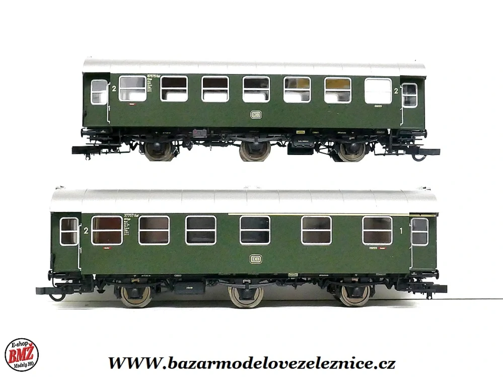 Nové Piko - Set 2 osobních vozů DB 1/2 tř. 3 osý - HO