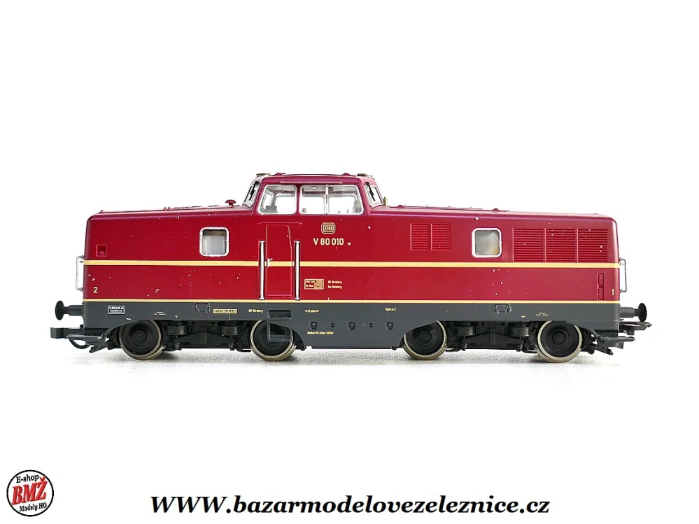 Roco - DCC - Dieselová lokomotiva V 80 010 DB - HO