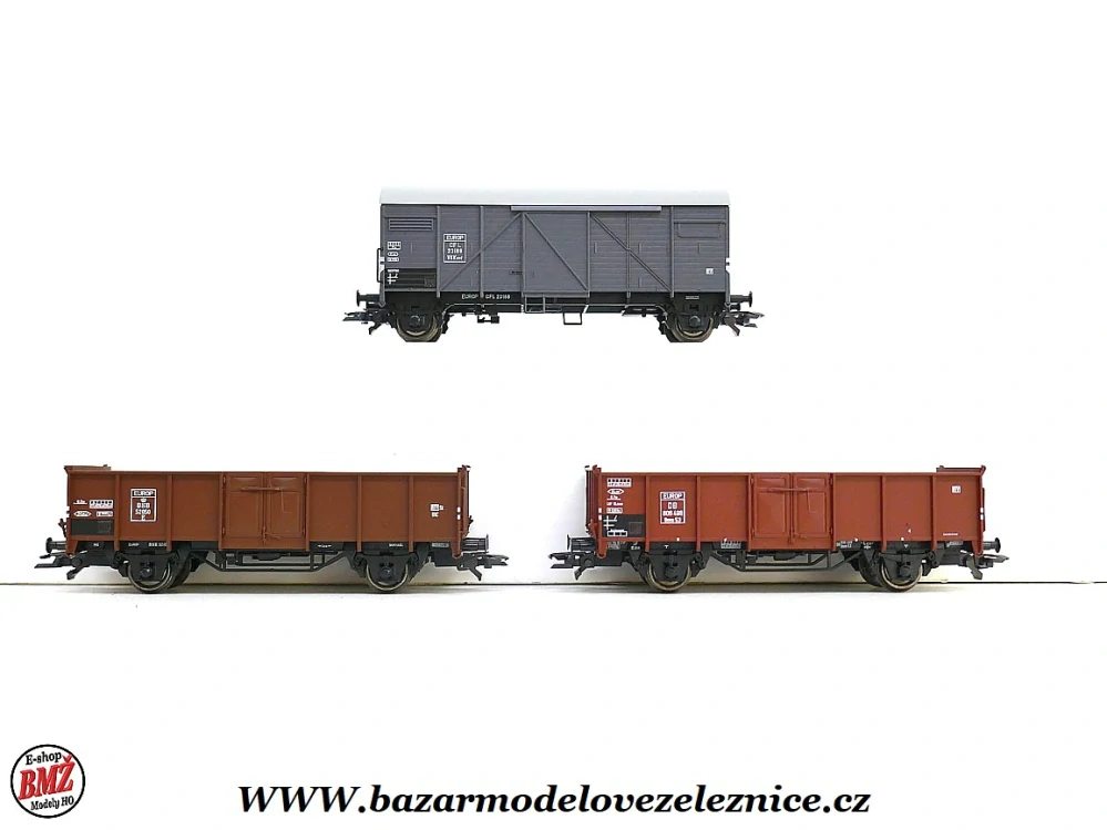 Roco - Set 3 nákladních vozů DB - HO
