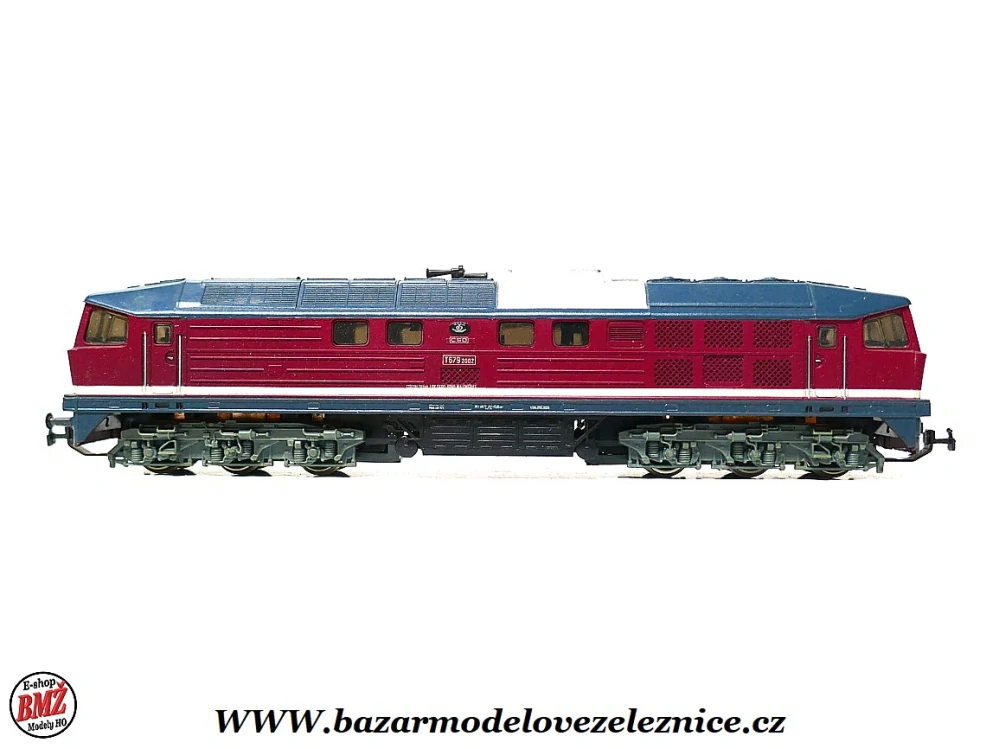 PIKO DDR - DC - Dieselová lokomotiva T 679 2002 ČSD- HO