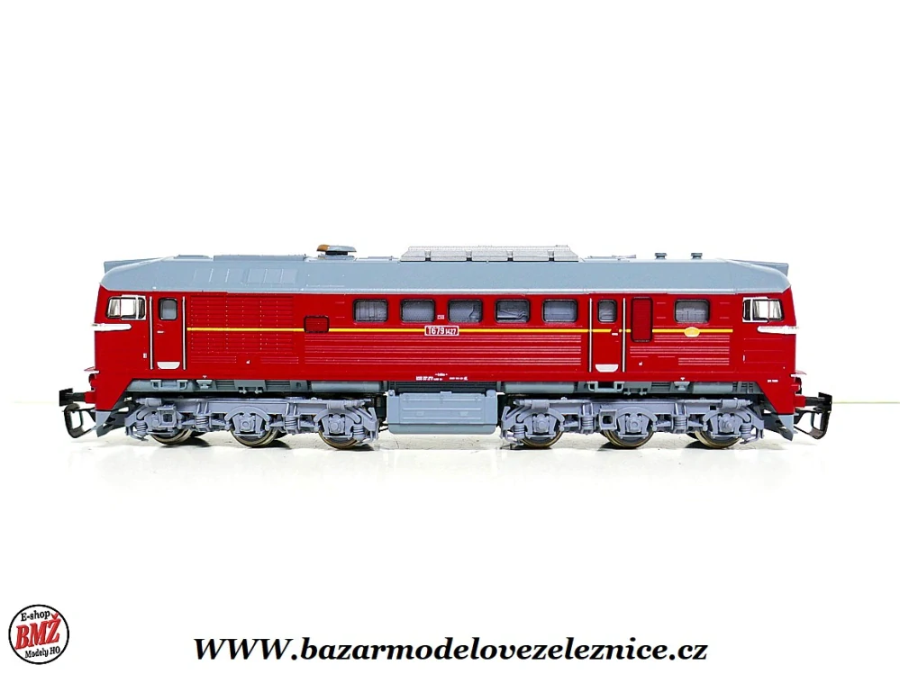 Roco - DCC + ZVUK - Dieselová lokomotiva T679 ČSD Sergej -  TT