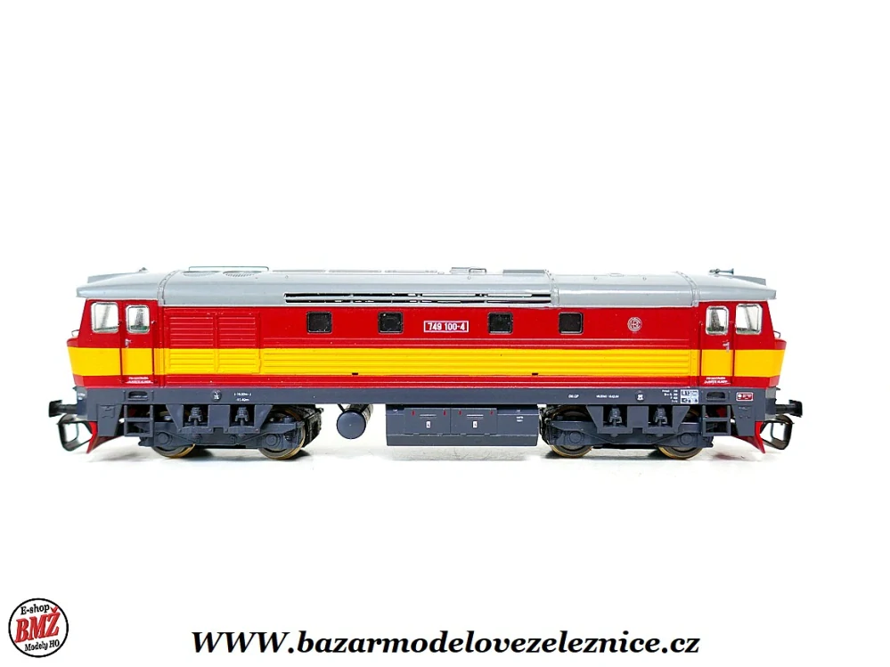   MTB - DCC + ZVUK - Dieselová lokomotiva 749 100 ČD Bardotka  - TT