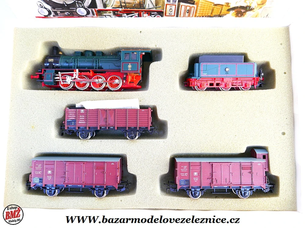 Piko DDR - DC - Set s BR 55 K.P.E.V. + 3 nákl. vozy - HO