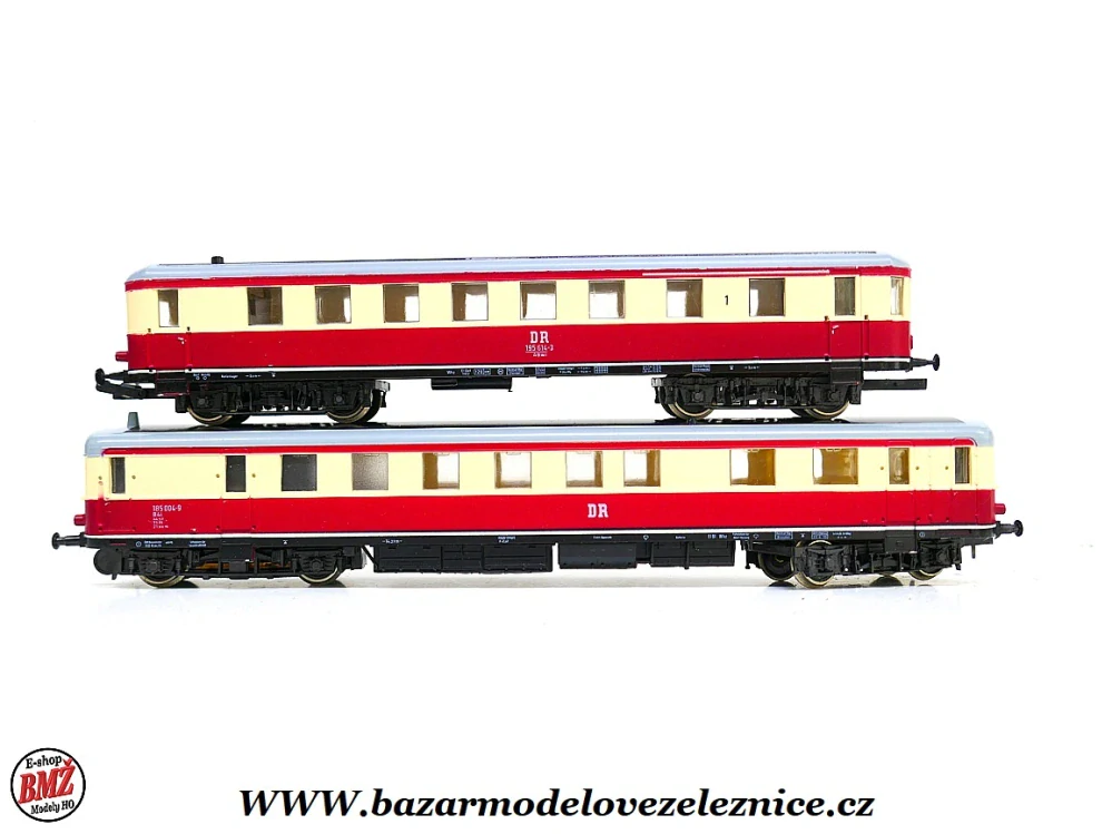 PIKO DDR - DC - Dieselová souprava BR 185/195 DR - HO