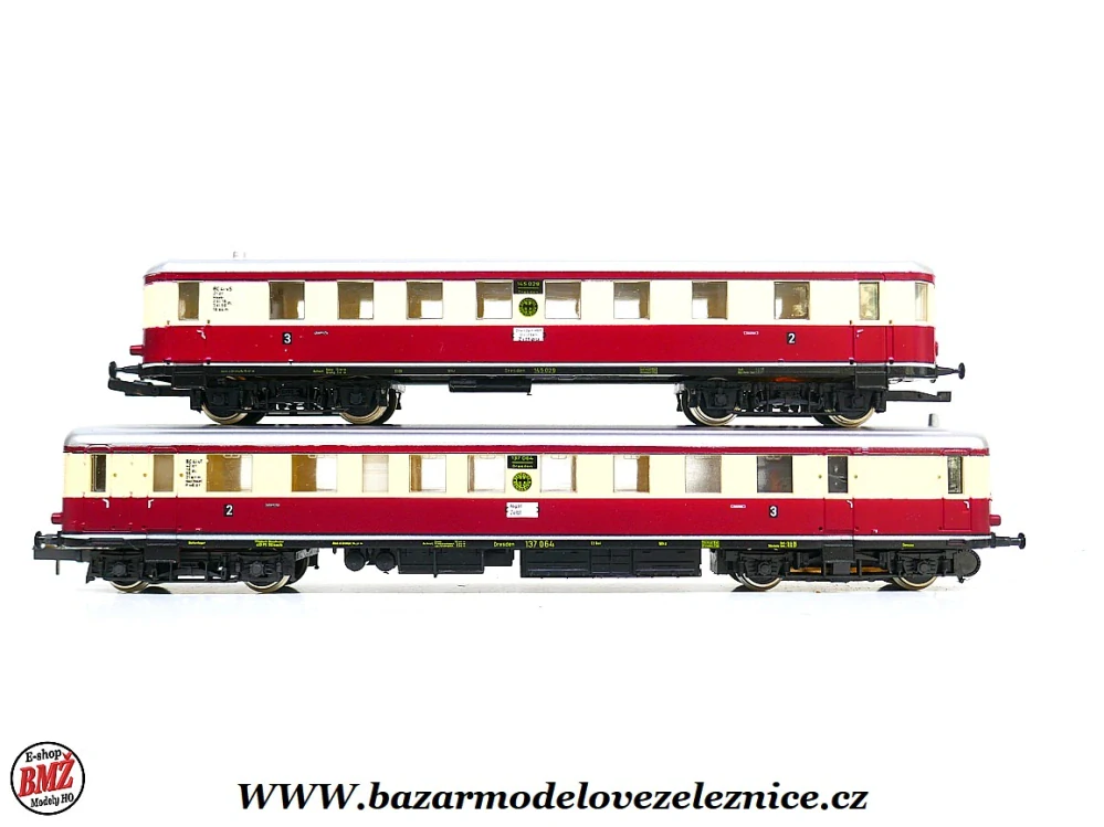 PIKO DDR - DC - Dieselová souprava BR 185/195 DRG - HO