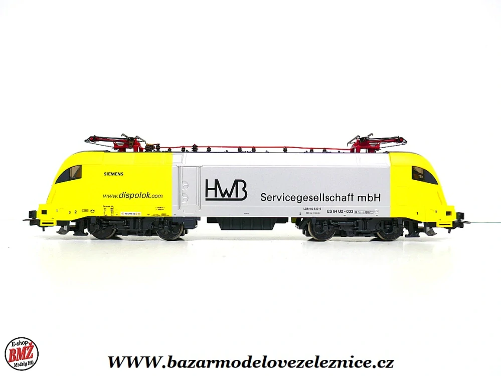 Nové Piko - DSS - Elektrická lokomotiva ES 64 U2 HWB Dispolok - HO