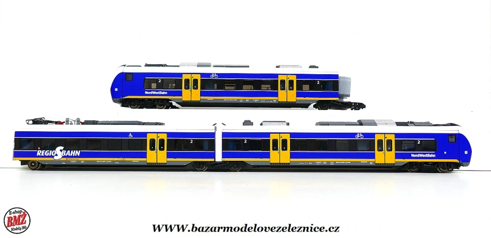 Piko Expert - DSS - elektrická jednotka BR 440 3 dílná. Nordwestbahn Ep. VI - HO