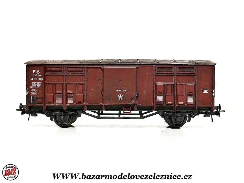 Roco - Krytý vůz FS patina - HO