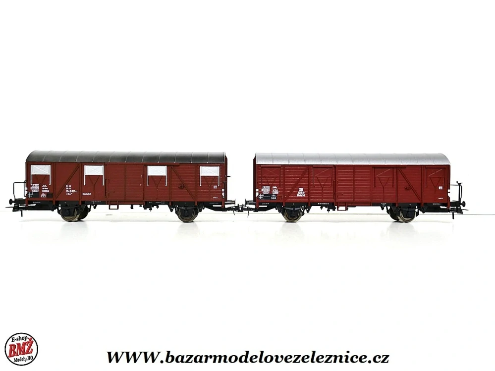 Roco - set 2 krytých vozů DB - HO