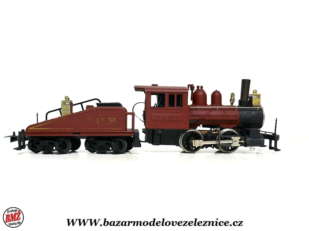 Model Power - DC + KOUŘ - Parní lokomotiva 0-4-0 - HO