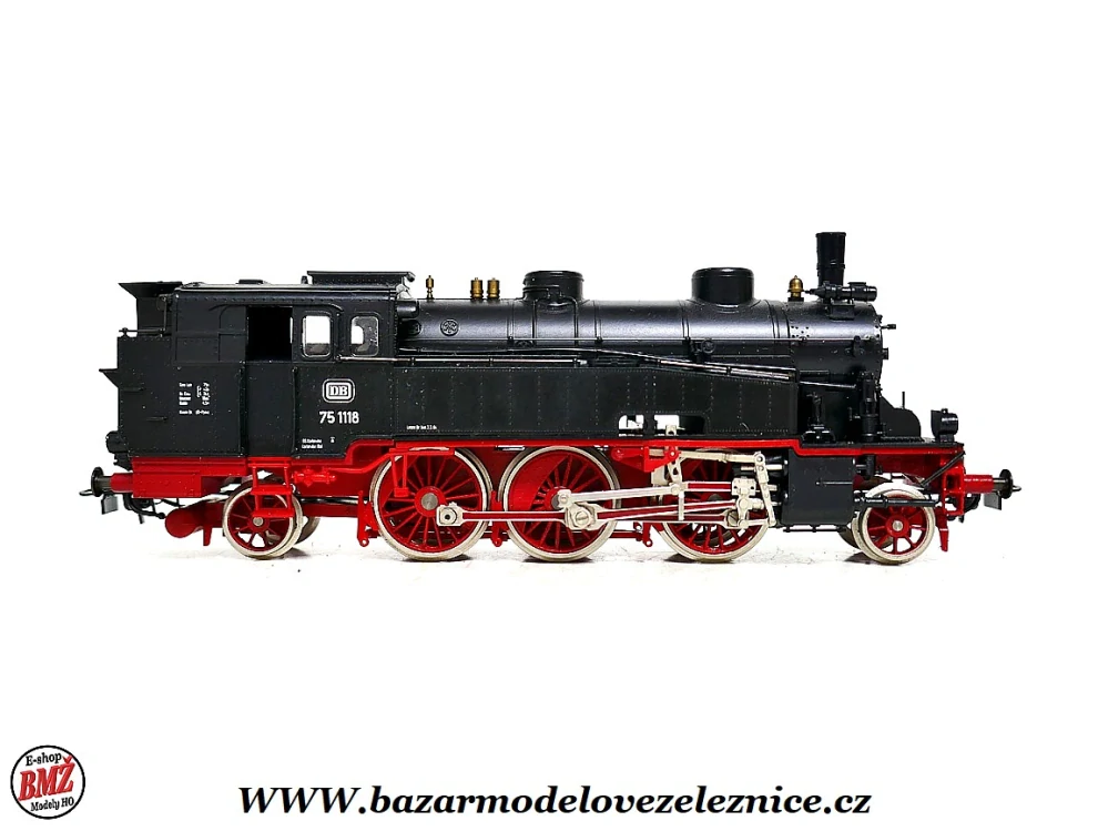 Liliput - DC - Parní lokomotiva BR 75 1118 DB - HO