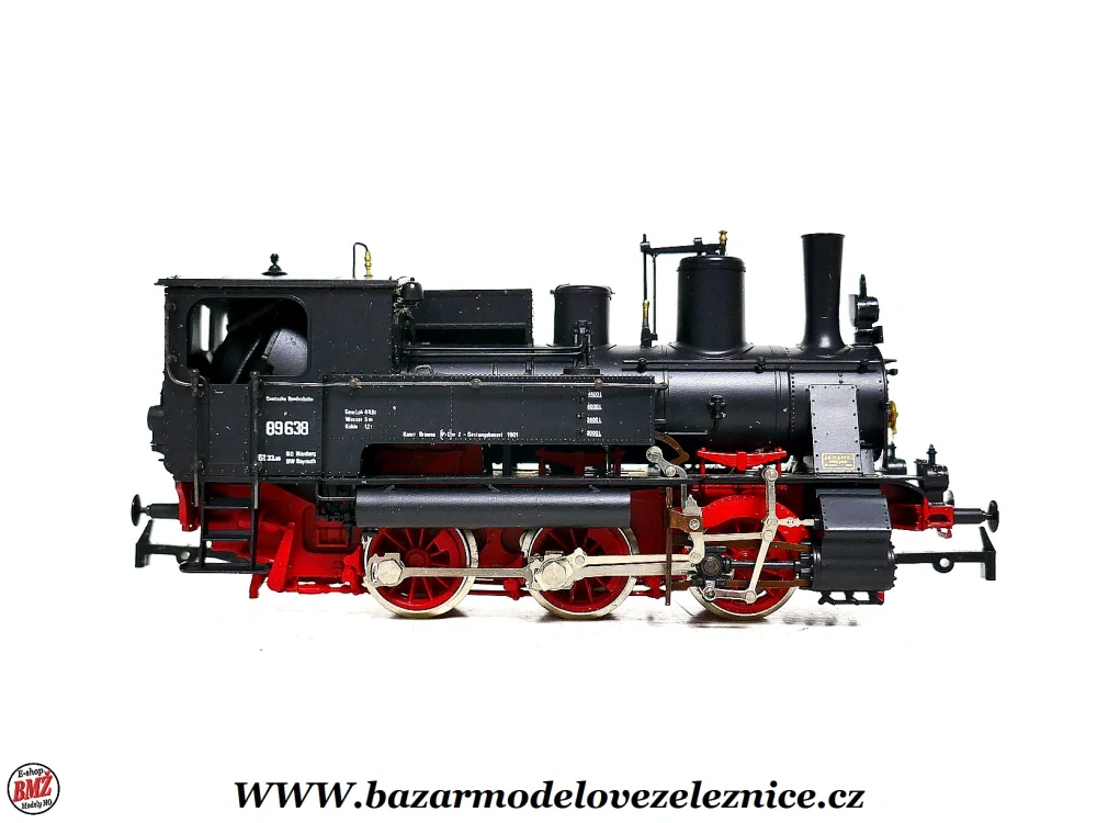 Rivarossi - DC - Parní lokomotiva BR 89 638 DR - HO