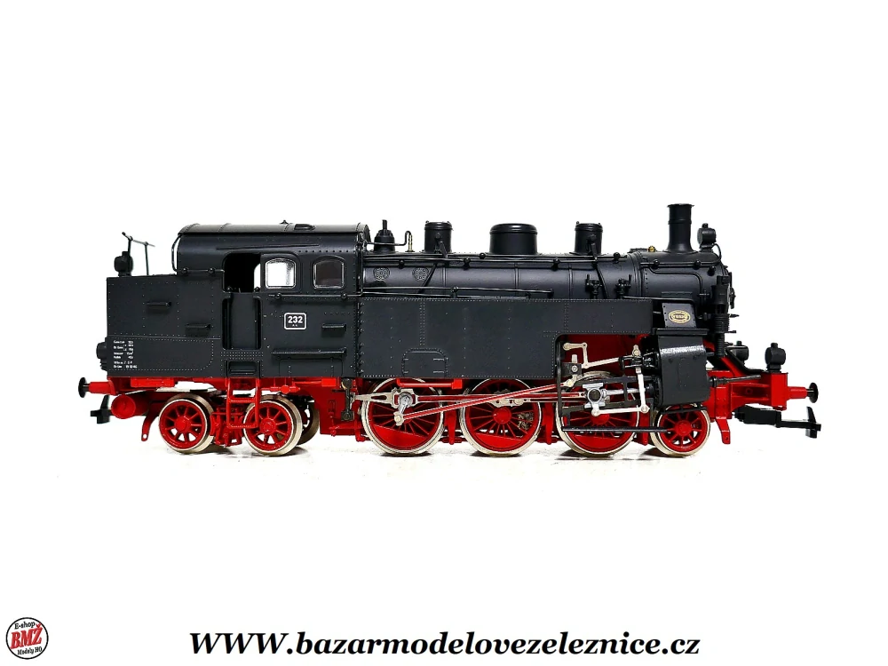 Rivarossi - DC - Parní lokomotiva  232 (BR 77) Frankf.-Königst. - HO