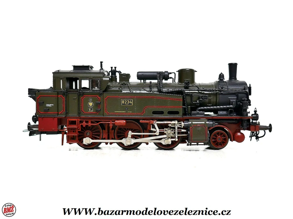 Roco - DC - Parní lokomotiva  BR 74 T 12 - K.P.E.V. - HO