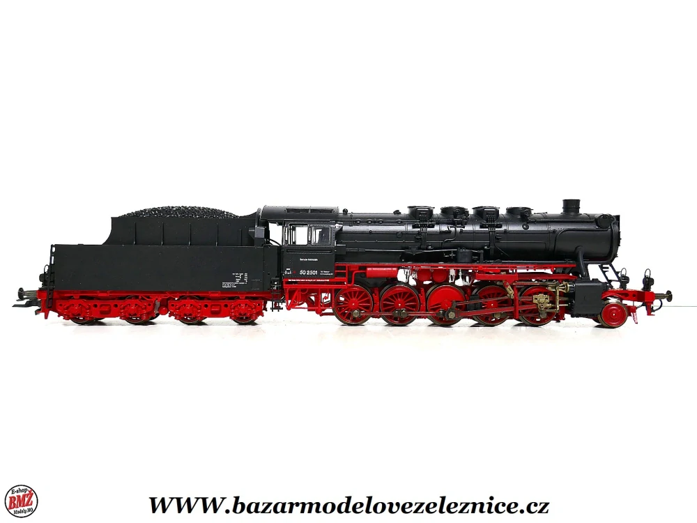 Roco - DSS - Parní lokomotiva BR 50 2501 DR Berlínská blokáda - HO