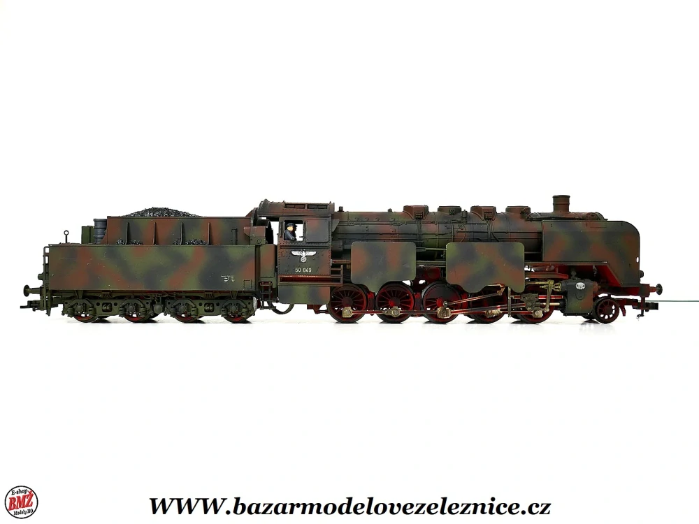 Fleischmann - DC - Parní lokomotiva BR 50 849 DR - HO