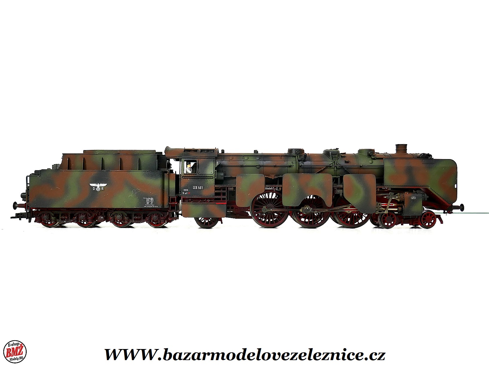 Fleischmann - DC - Parní lokomotiva BR 03 131 DR - HO