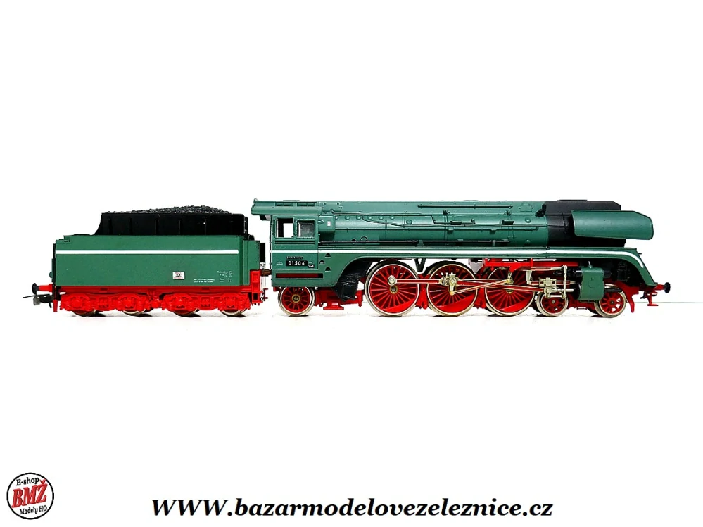 Rarita - Piko DDR - DC - Parní lokomotiva BR 01 504 DR zelená - HO