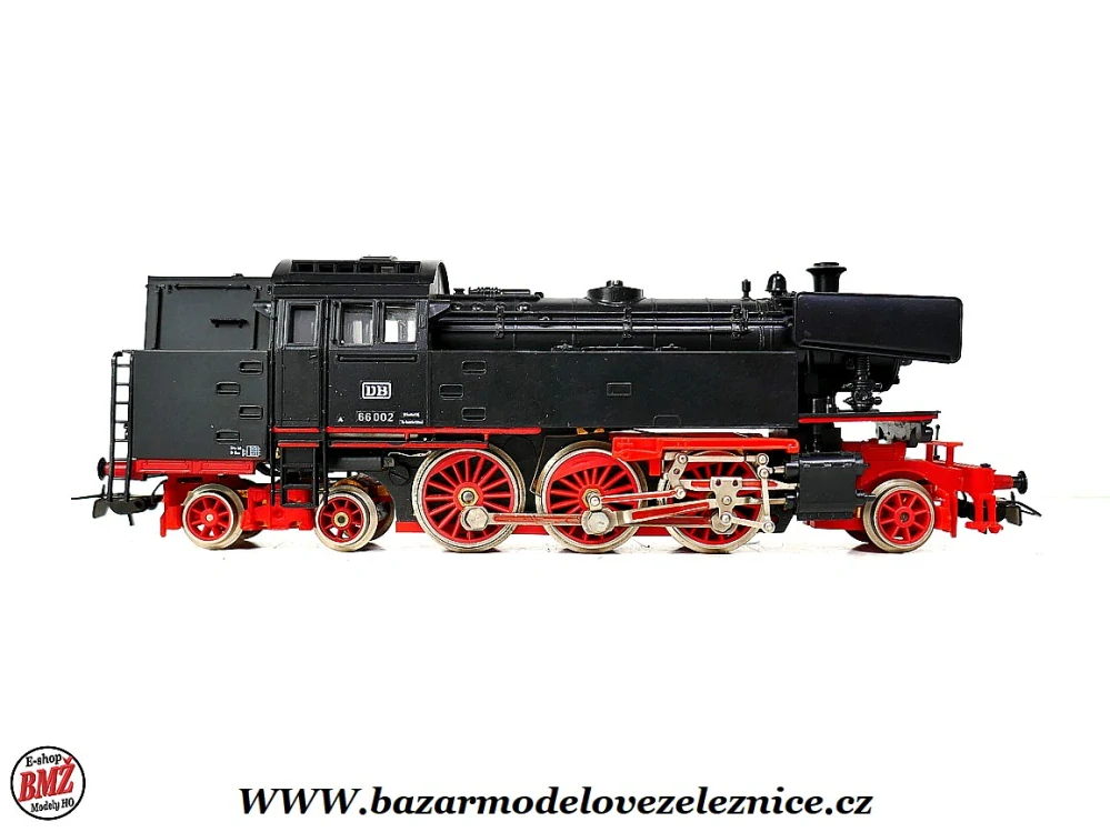 Piko DDR - DC - Parní lokomotiva BR 66 002 DB - HO