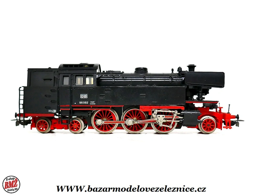 Piko DDR - DC - Parní lokomotiva BR 66 002 DB - HO
