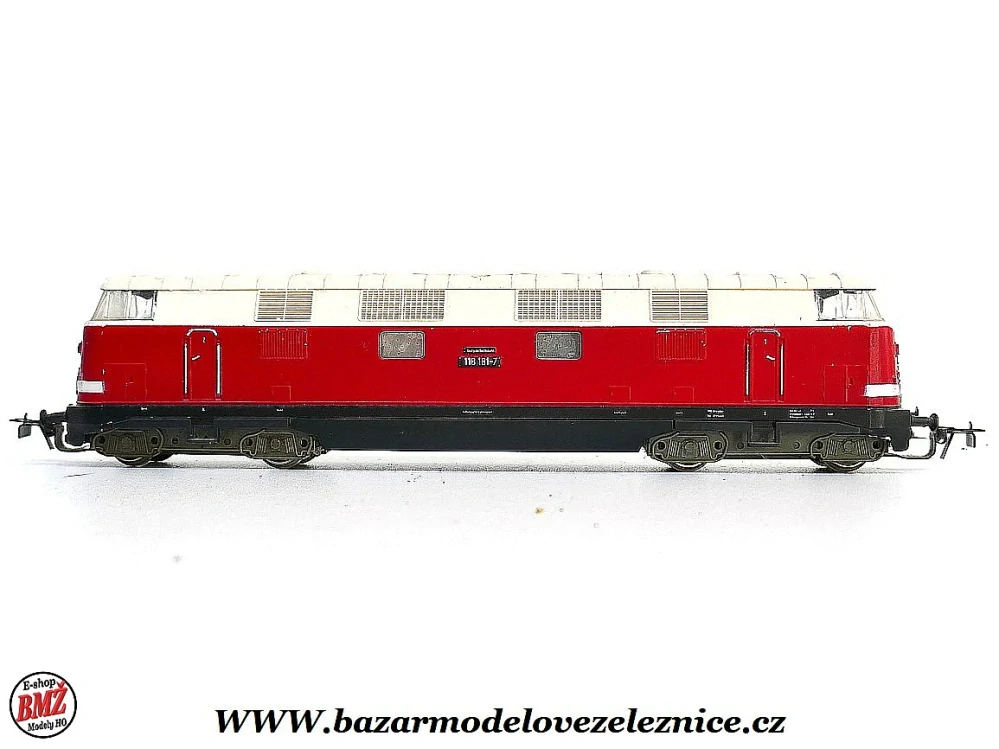 PIKO DDR - DC  - Dieselová lokomotiva BR 118 181  DR - HO
