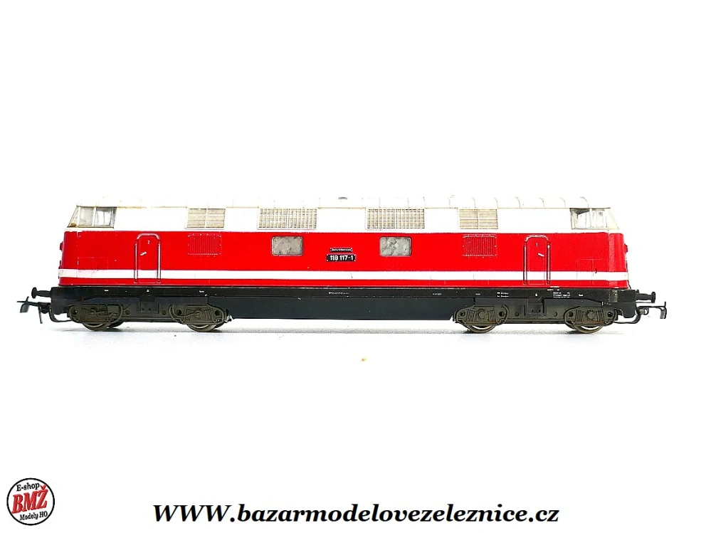 PIKO DDR - DC - Dieselová lokomotiva BR 118 117 DR - HO