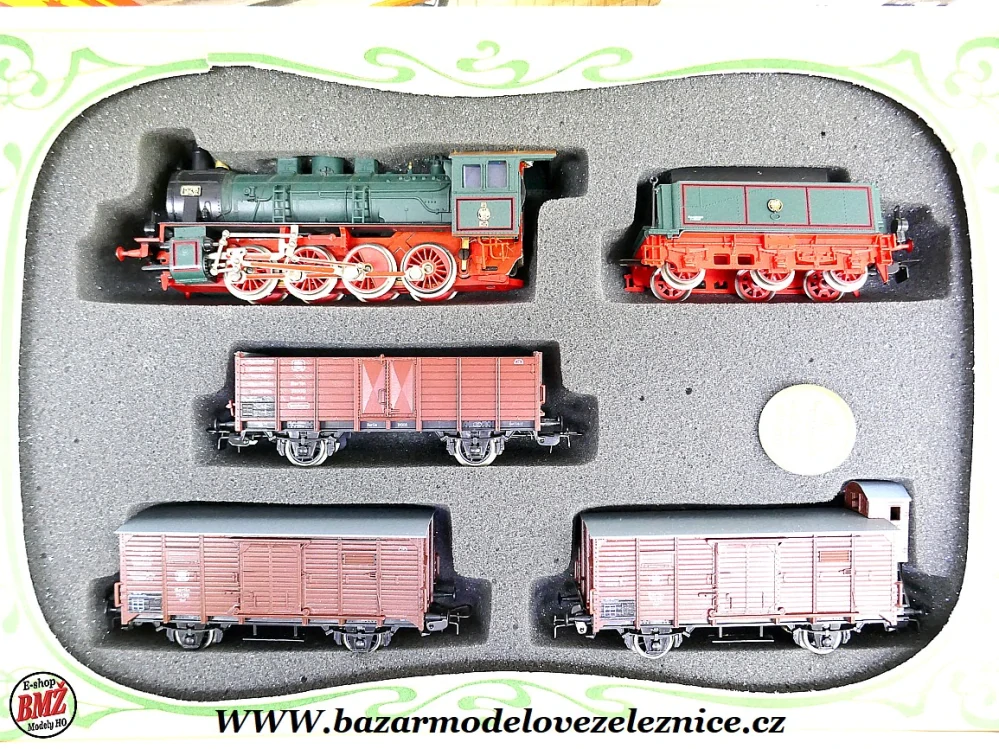 Piko DDR - DC - Set s BR 55 K.P.E.V. + 3 nákl. vozy - HO