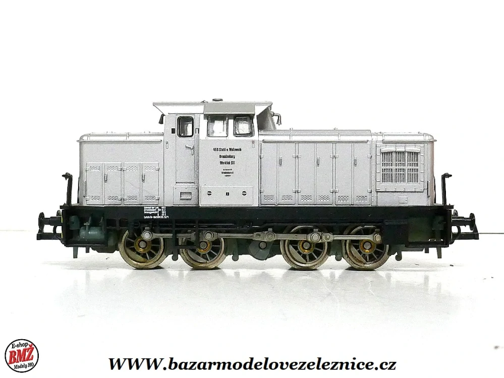 Piko DDR - DC - Dieselová lokomotiva BR 106 Werklok DR - HO