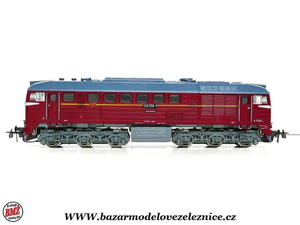 Piko DDR - DC - Dieselová lokomotiva BR 120 245 DR - HO
