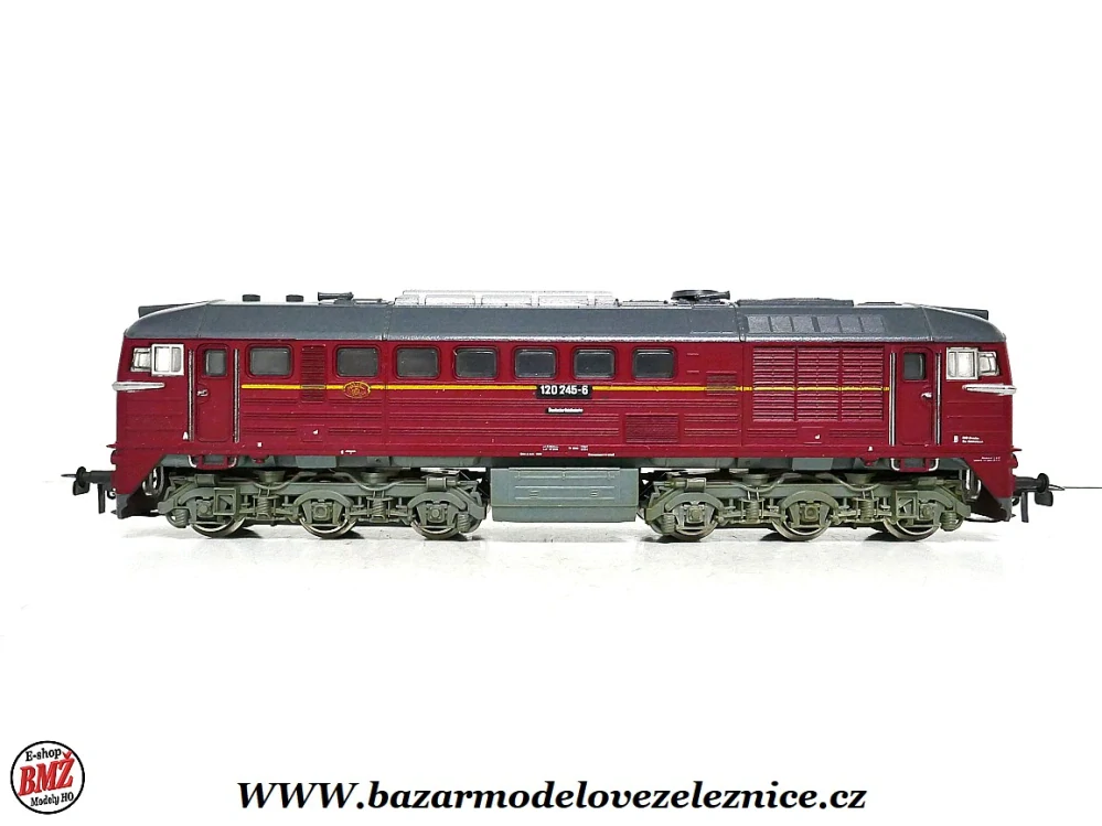 Piko DDR - DC - Dieselová lokomotiva BR 120 245 DR - HO