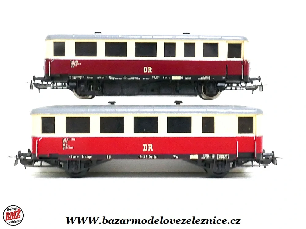 PIKO DDR - DC - Motorová souprava VT 135 DR - HO
