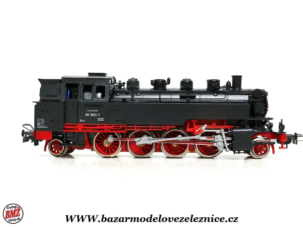 Piko DDR - DC - Parní lokomotiva BR 86 1800 DR - HO