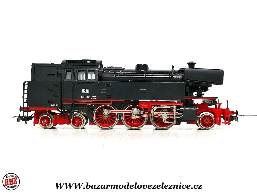 Piko DDR - DC - Parní lokomotiva BR 66 002 DB - HO