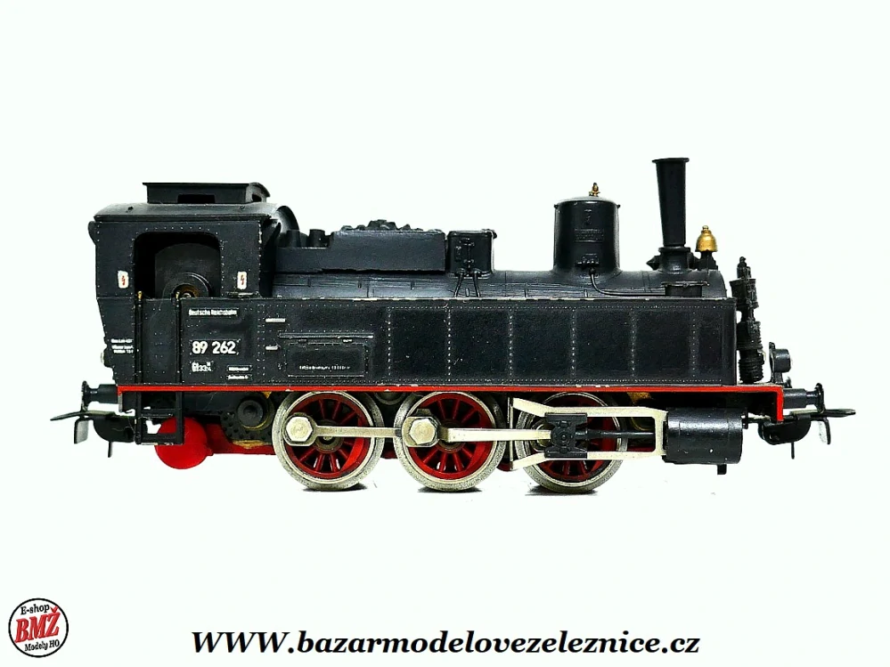 Piko DDR - DC - Parní lokomotiva BR 89 262 DR - HO