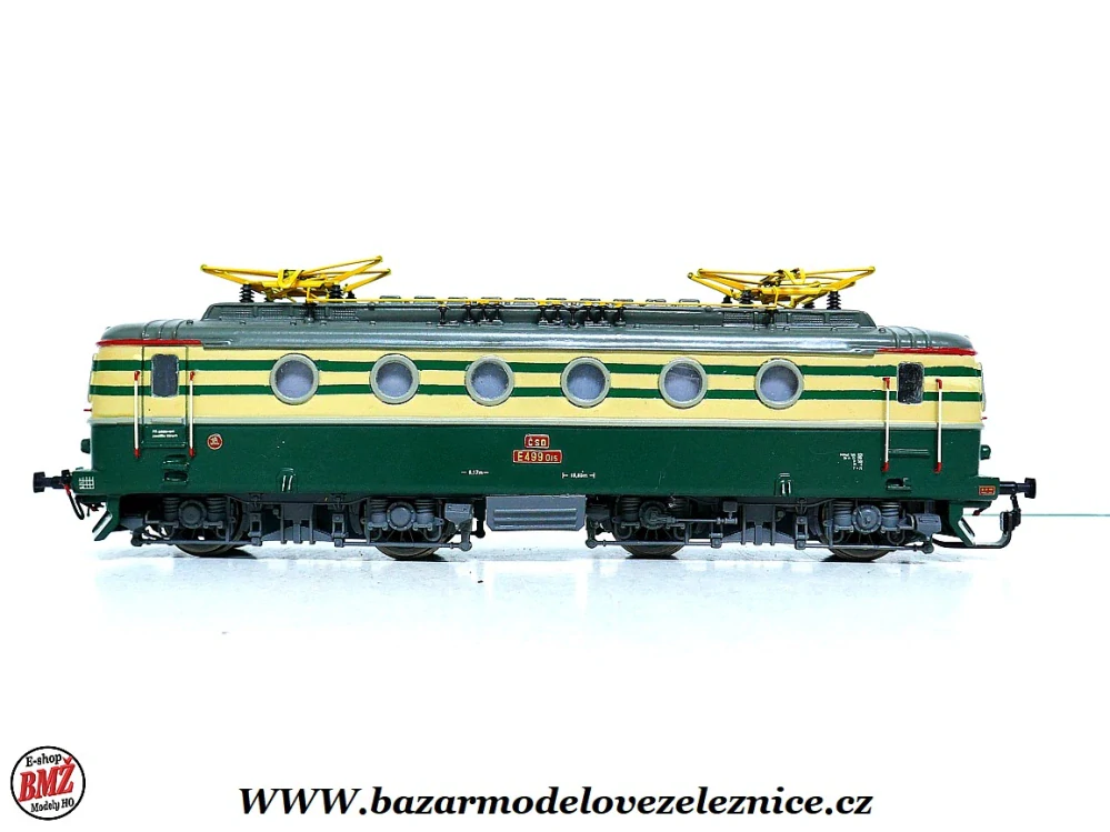 Maloserie - DC - Elektrická lokomotiva E 499 015 ČSD - HO