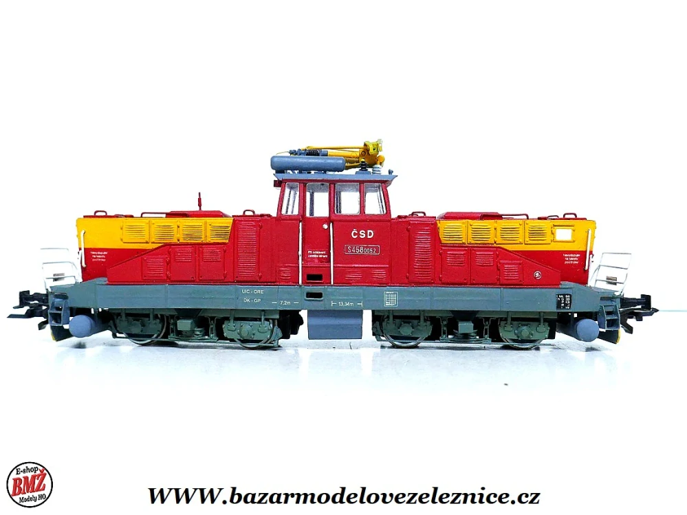 Maloserie - DC - Elektrická lokomotiva S 458 0052 ČSD - HO