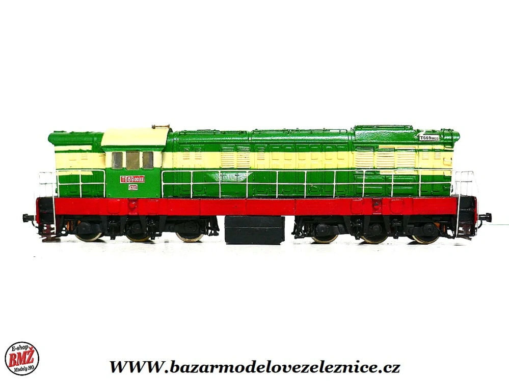 Maloserie - DC - Dieselová lokomotiva T 669 0033 ČSD - HO