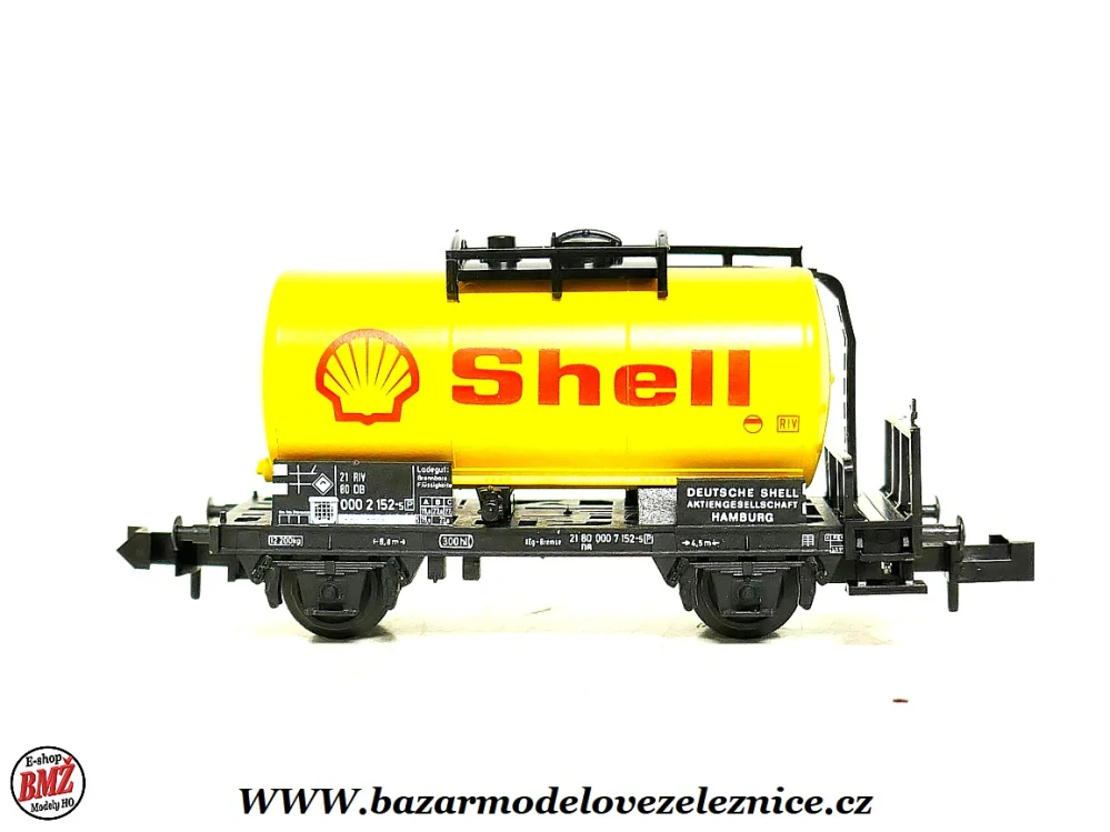 Minitrix - Cisternový vůz DB Shell - N