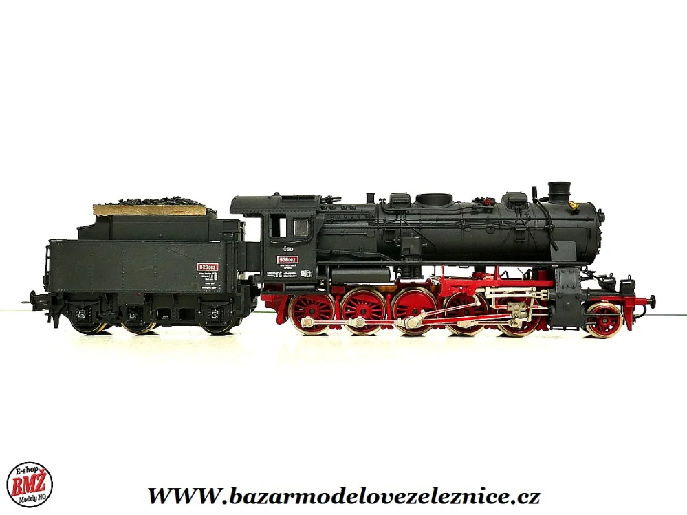 Roco - DC - Parní lokomotiva 536 002 ČSD - HO