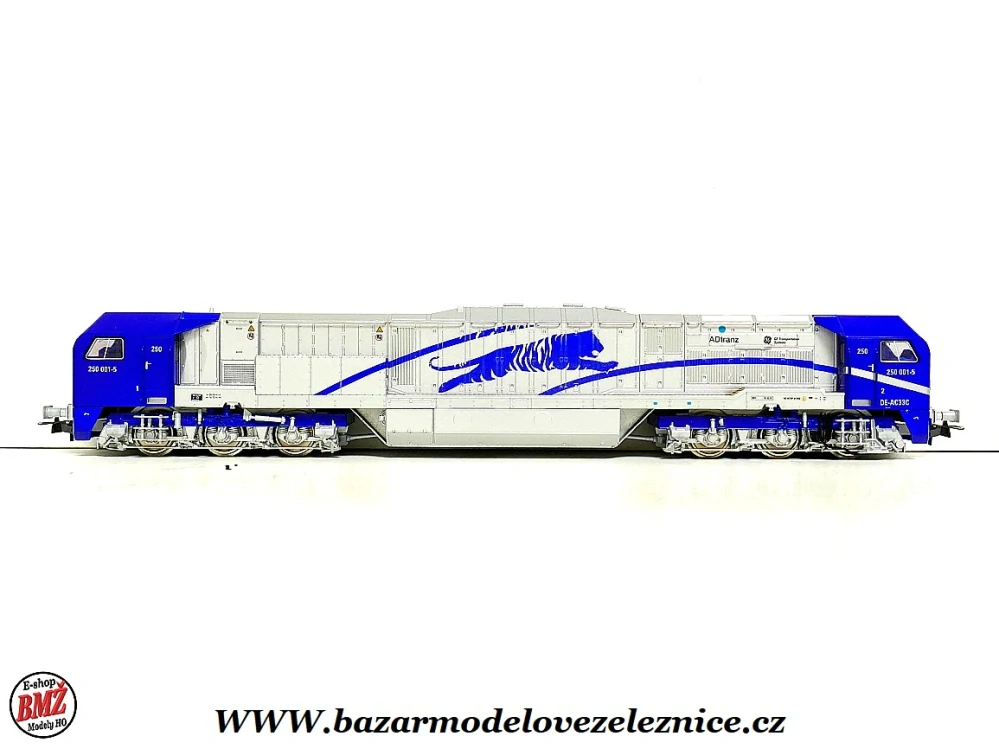 Mehano - DCC - Dieselová lokomotiva Blue Tiger 250 001 ADtranz - HO