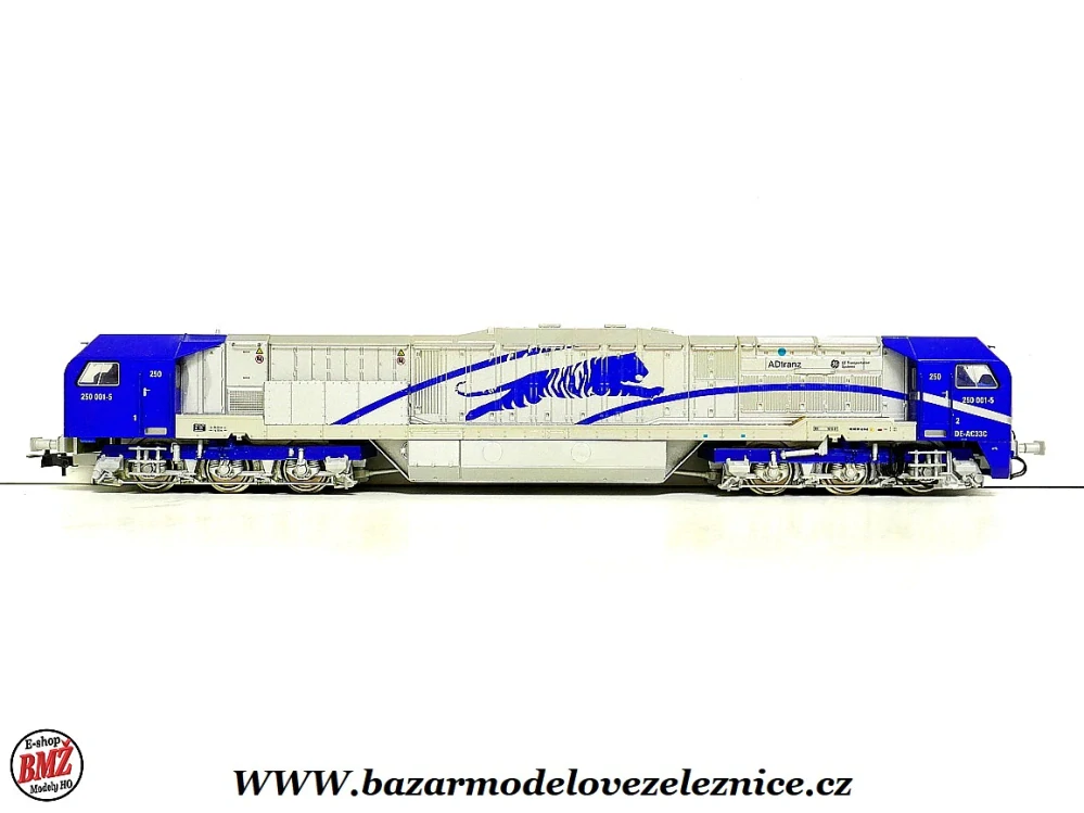 Mehano - DSS - Dieselová lokomotiva Blue Tiger 250 001 ADtranz - HO