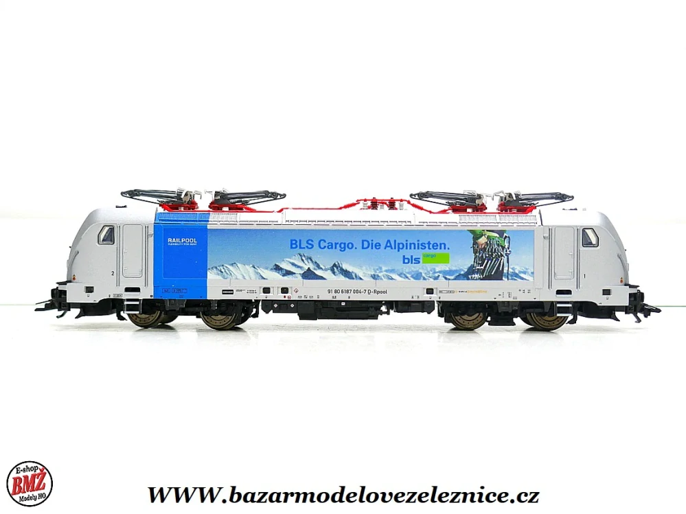 Trix - DCC + ZVUK - Elektrická lokomotiva BR 187.0 TRAXX BLS cargo - HO