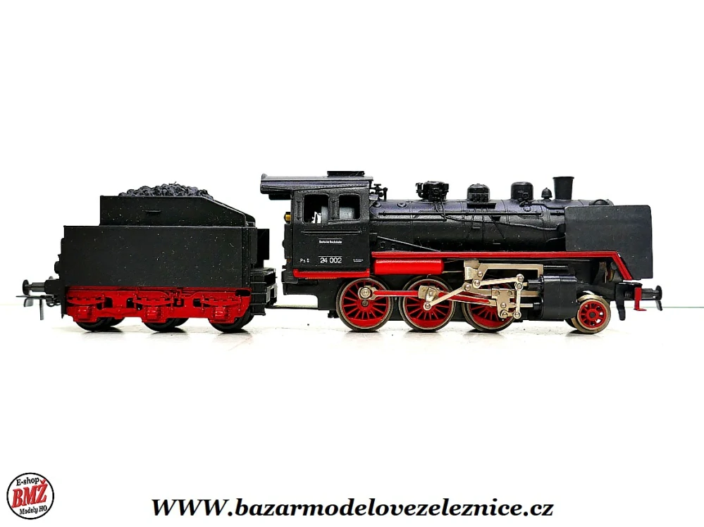Piko DDR - DC - Parní lokomotiva BR 24 002 DR - HO
