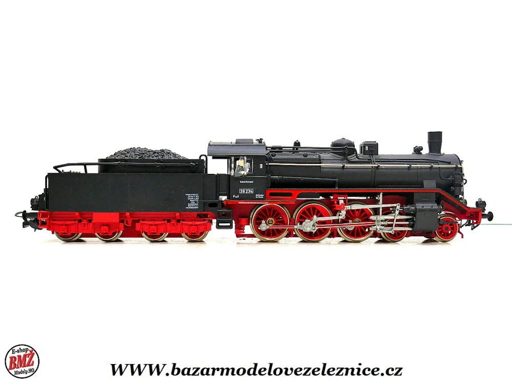 Piko DDR - DC - Parní lokomotiva BR 38 234 DR - HO